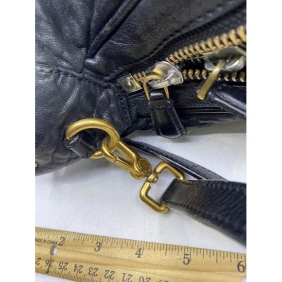 Marc By Marc Jacobs 3 Size Convertible Black Leather Cross Body Bag - Picture 8 of 12